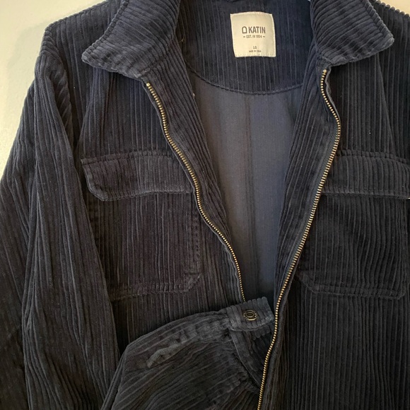Katin Navy Corduroy Jacket - Picture 2 of 4